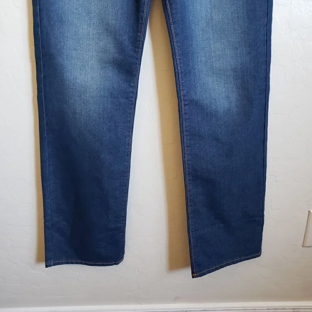 Old Navy Boy's Straight Non-Stretch Denim Jeans Dark Wash Size Big Kid's 18 NEW